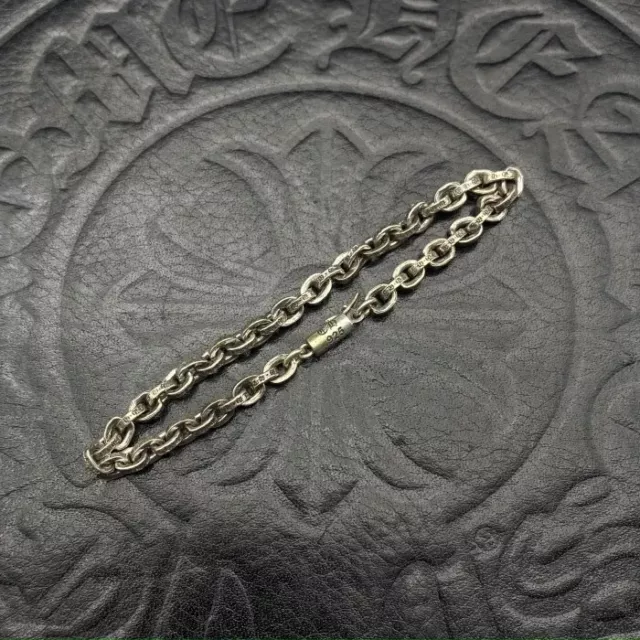 Chrome Hearts Silver 925 Paper Chain Bracelet
