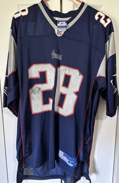 NFL NEW ENGLAND PATRIOTS COREY DILLON #28 REEBOK THROWBACK JERSEY  sz LARGE