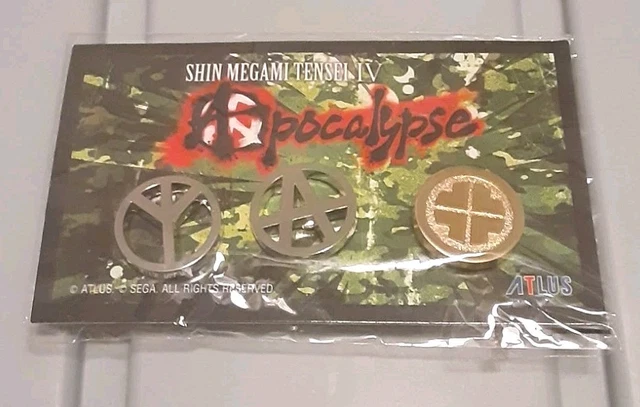 SHIN MEGAMI TENSEI IV Apocalypse Three Lapel Pin Set Promo