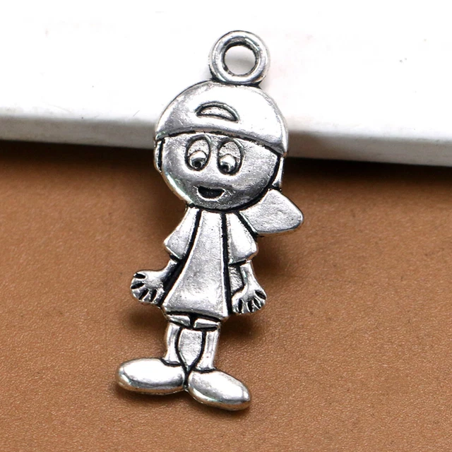 30 Pcs Tibetan Pendant Enamel Boy Charms Antique Pendants Diy Jewelry Pendants