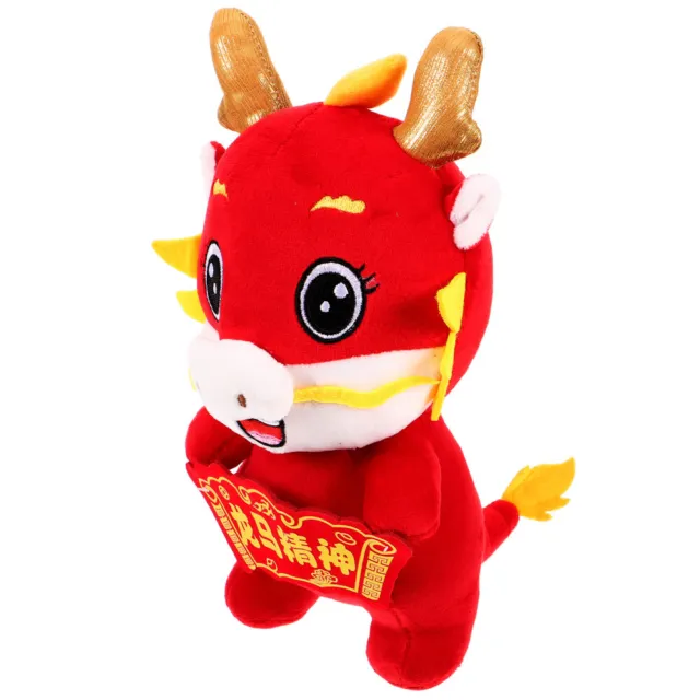Plush Dragon 2024 Mascot Year Of The Figurines Child Animal Gift