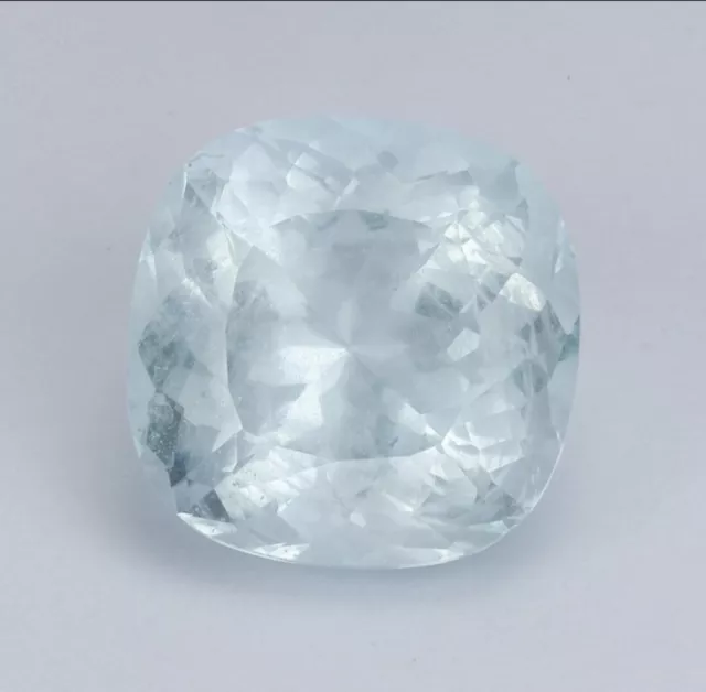 Acquamarina Naturale - Taglio Cuscino Quadrato - 6.98 Carat Colore Azzurro