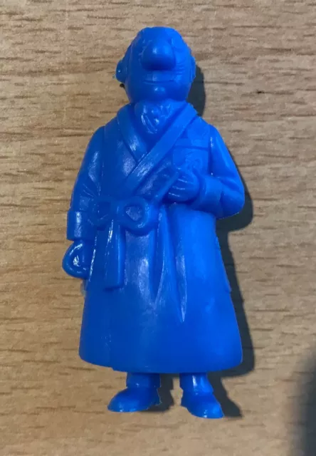 Figurine Pvc Belvison Esso Belge Tintin  Herge Monochrome Rastapopoulos  Bleu