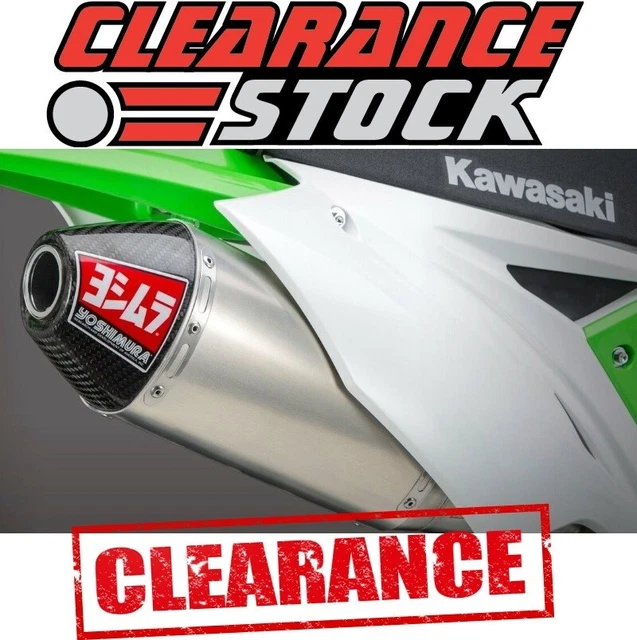 Kawasaki KX450F 2016 - 2018 Yoshimura RS-4 SS / Sistema di scarico completo alluminio / carbonio