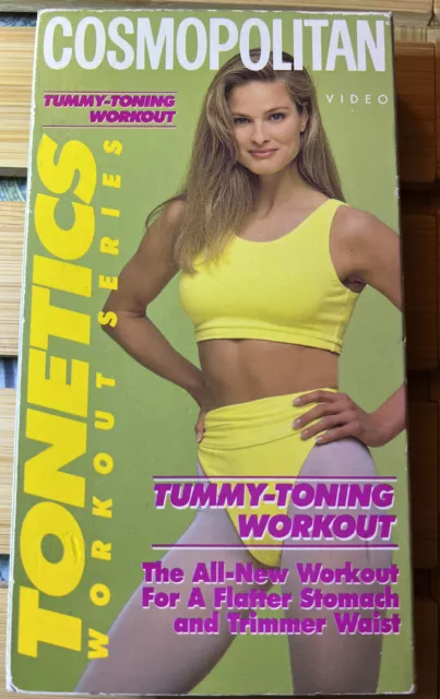 COSMOPOLITAN TONETICS VHS Workout Series Tummy-Toning $14.95