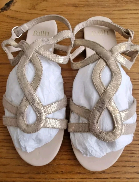 Faith gold jossy sandals outlet