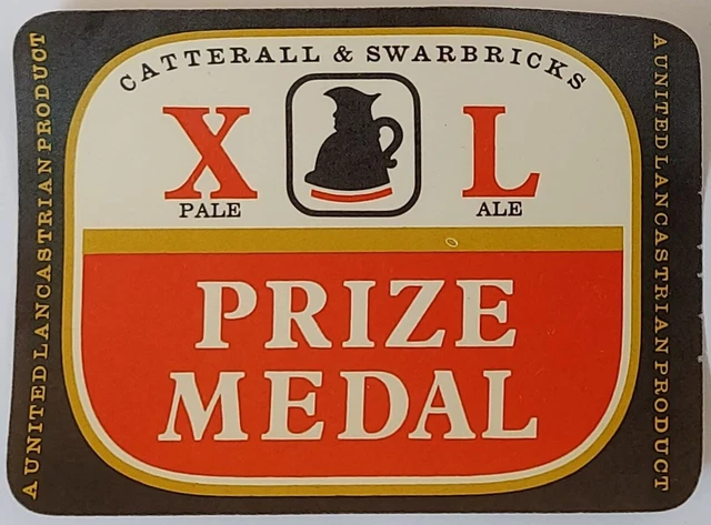 Catterall & Swarbricks XL Pale Ale Prize Medal bottle label