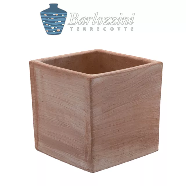 Vaso Cubo Moderne Galestro terracotta - Arredamento Giardino