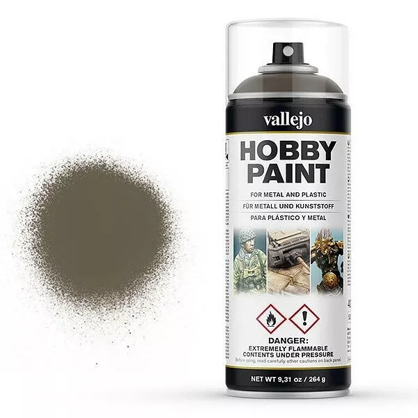 (27,38€/L) Vallejo Hobby Paint US Verde Oliva 28005, 400ml Sprühdose