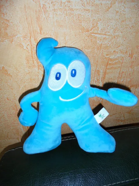 Doudou Peluche Bonhomme Bleu Mascotte de l'Expo 2010 Shanghai Chine  HAIBAO