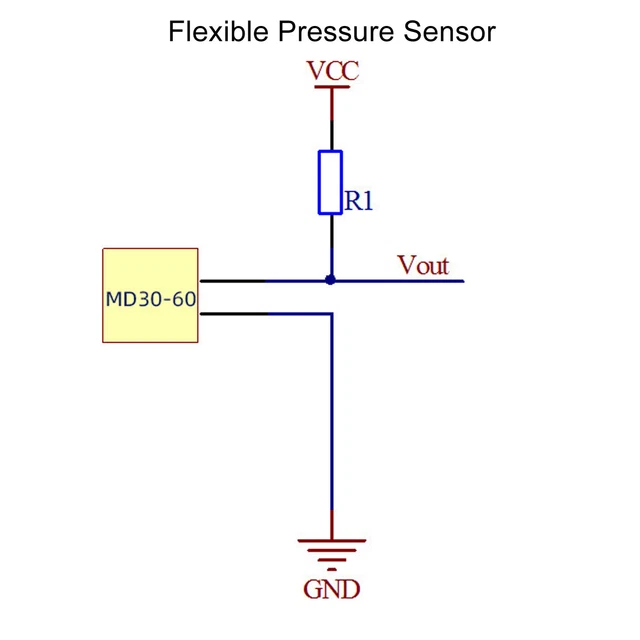 Thin Film Pressure Sensor Flexible Nanomaterial Force Sensitive Resistor MFS