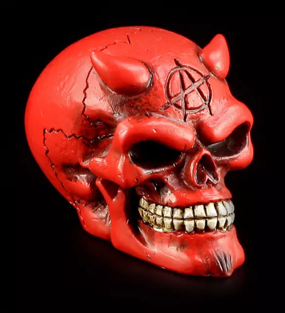 Tête de pommeau boite de vitesse crâne skull punk gothique tête de mort  rock fun
