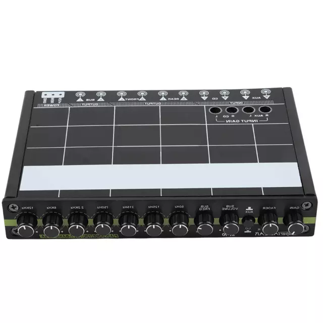 1pc Car Mobile Audio Stereo EQ Equalizer With 7 Band✧