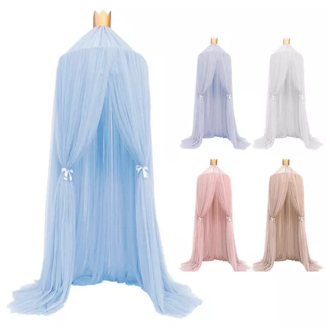 Xmas Kids Baby Bed Canopy Bedcover Mosquito Net Princess Curtain Bedding Tent