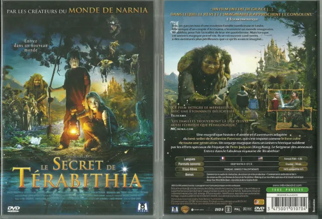Dvd - Le Secret De Terabithia ( Fantastique ) / Comme Neuf - Like New