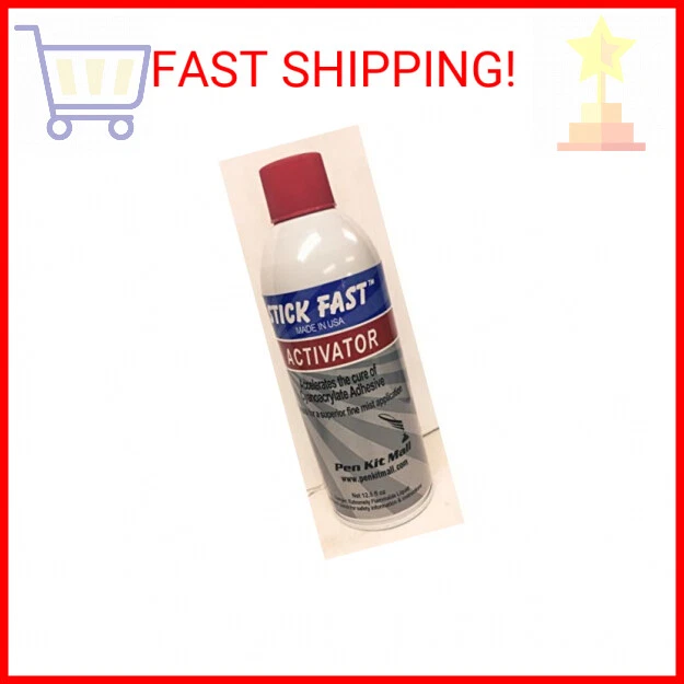 Stick Fast Aerosol Activator Multipurpose Adhesive Spray, Clear, 12.5 Ounces