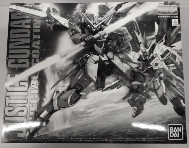 Bandai MG 1/100 JUSTICE GUNDAM SPECIAL COATING Rare Limited Model Kit New Japan