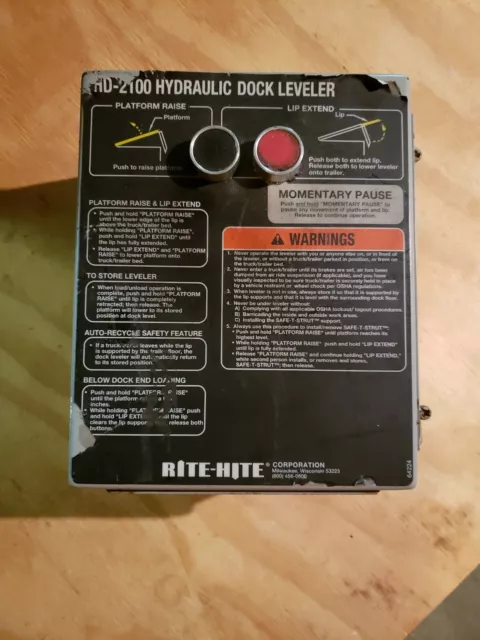 HD-2100 Rite-Hite Hydraulic Dock Leveler Control Panel