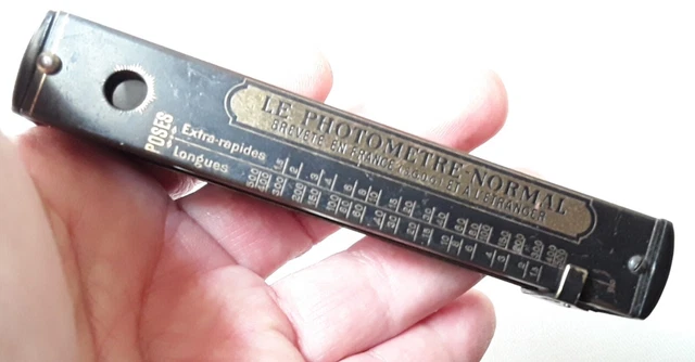 Antico Esposimetro Fotometro Le Photometre Normal di Degen Zeiss Goerz foto