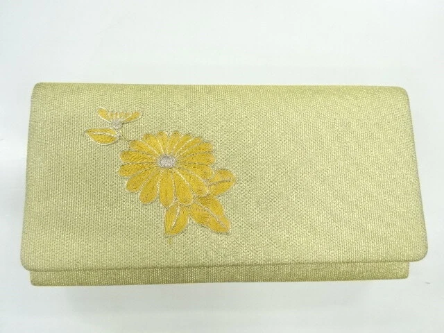 6083644: Japanese Kimono / Antique Bag / Embroidery / Kiku