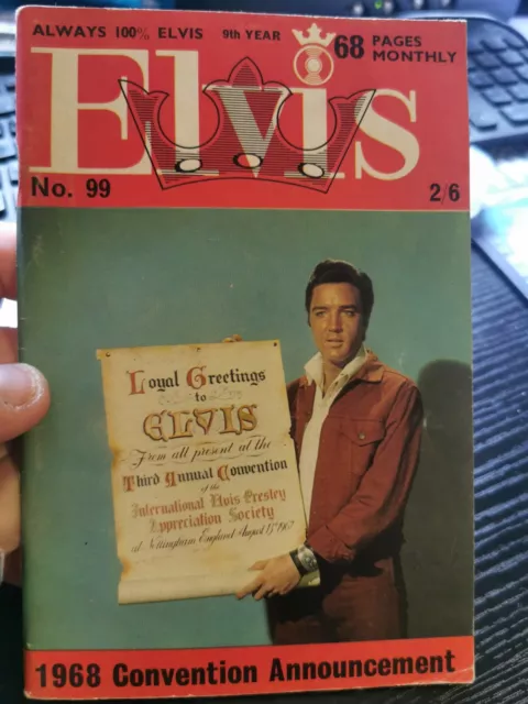 elvis monthly issue no  99   elvis presley magazine