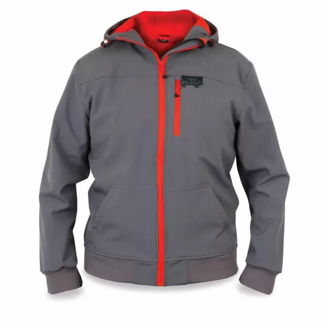 Fox RAGE Softshell Gris/Rouge Veste Gr. L Veste Softshell Veste de Pêche Étanche