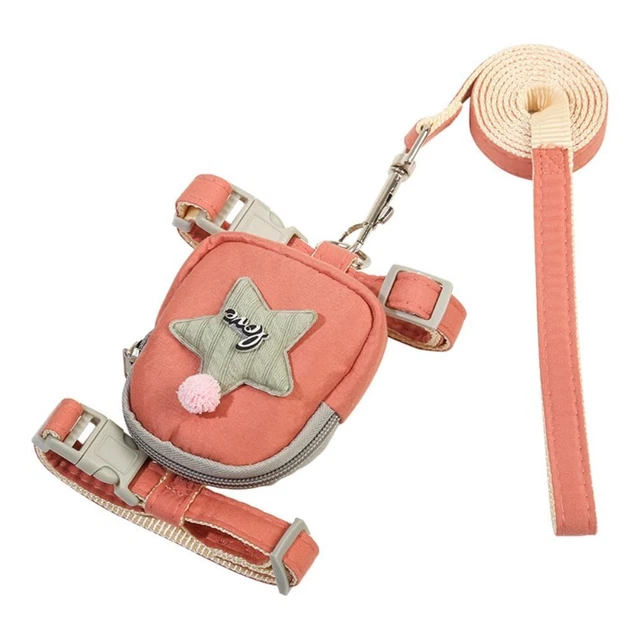 Corde de traction chien Sac à dos pour animaux de compagnie Sac de harnais