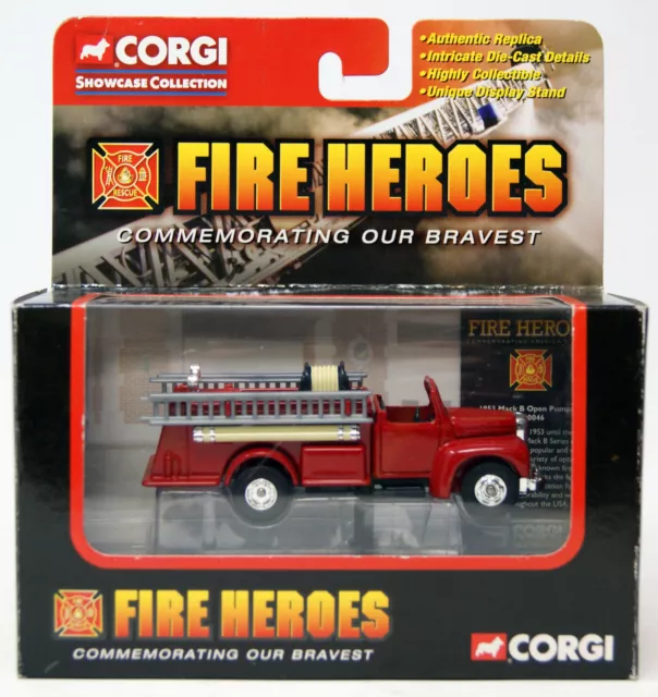 Corgi - Fire Heroes - Commemorating Bravest - 1953 Mack B Open Pumper - CS90046