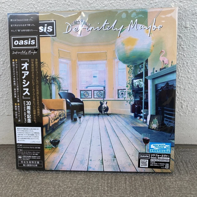 OASIS – DEFINITELY Maybe - NM Japan 2022 Reissue Ivory $89.95