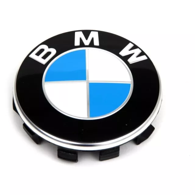 Set of 4 For BMW ALLOY WHEEL HUB CAPS 68mm E30,E36,E46,E92 1,3,5,6,7,X5 X6 M3 Z4 3