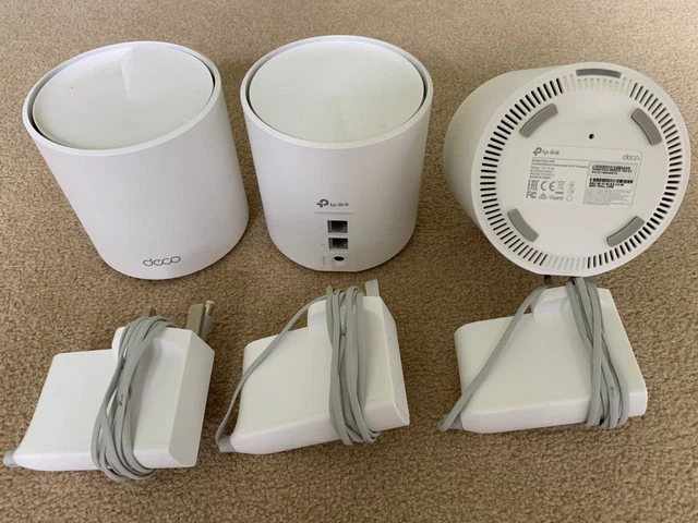 TP-Link Dual-Band Deco X60 AX3000 WiFi Mesh System - White (3 Units)