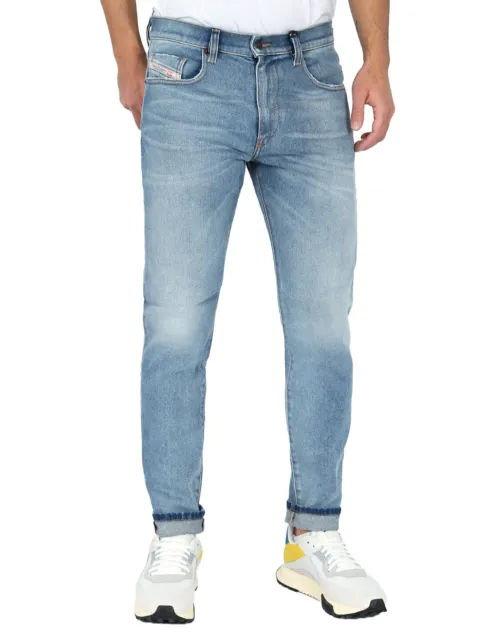 Diesel - Herren Slim Fit Stretch Jeans - D-Strukt R09IW