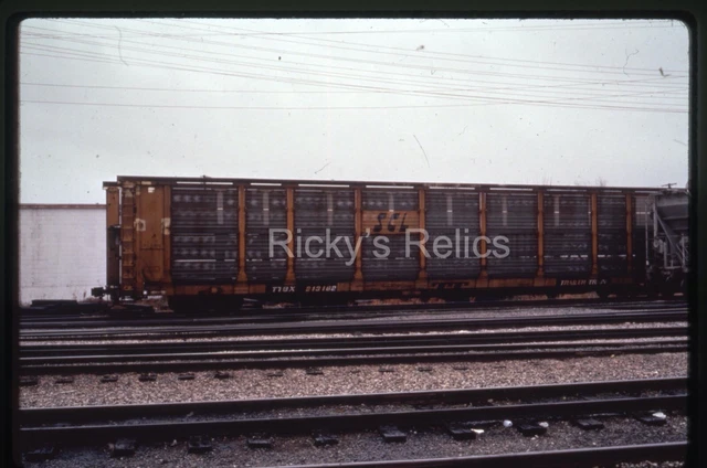 Duplicate Slide TTBX 913162 Auto Carrier SCL Seaboard Coast Line 1992