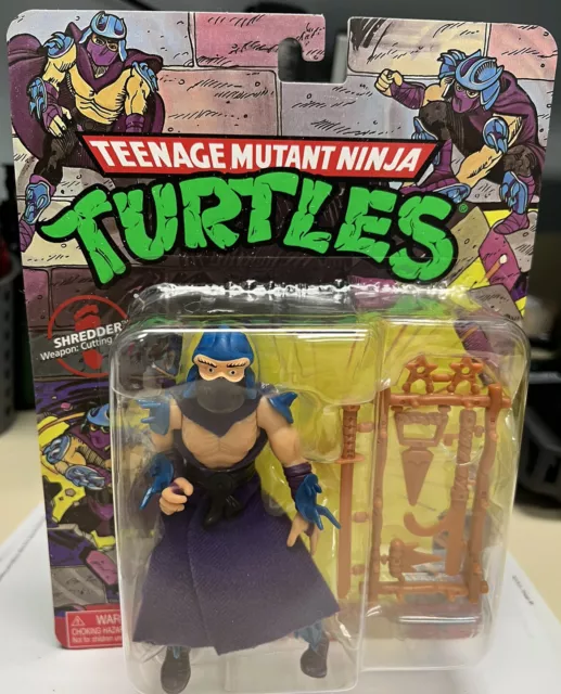 Teenage Mutant Ninja Turtles Master Shredder Classic Retro Playmates Toys 2022