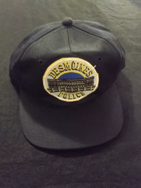 Vintage Desmoines Police Hat