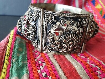 Old Asian Silver Filigree Bracelet …beautiful collection & accent piece 2