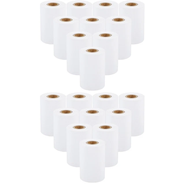 20 rotoli multiuso ufficio rotolo carta termica rotolo carta per casa decorare