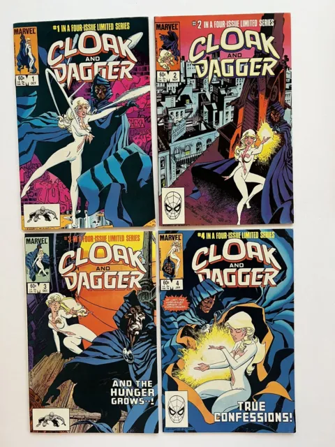 CLOAK And DAGGER #1-4 Complete Limited Series Set - 1983 NM/MT