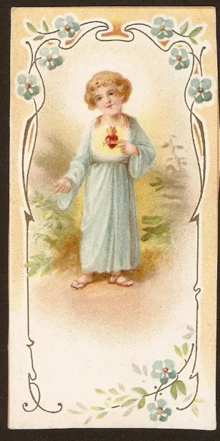 Estampa antigua Niño Jesus andachtsbild santino holy card santini