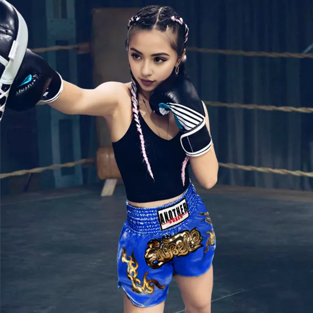 DURABLE MUAY THAI Shorts Boxing for Men Women Training Kickboxing ...