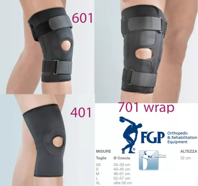 ginocchiera ortopedica fgp filamed tutore per ginocchio legamenti menisco rotula