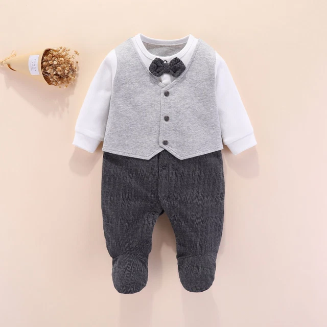 Gilet finta tuta neonato body formale neonato