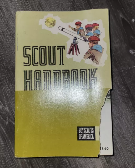 Boy Scouts of America Scout Handbook. 8th Edition. First Printing (Cover Torn)