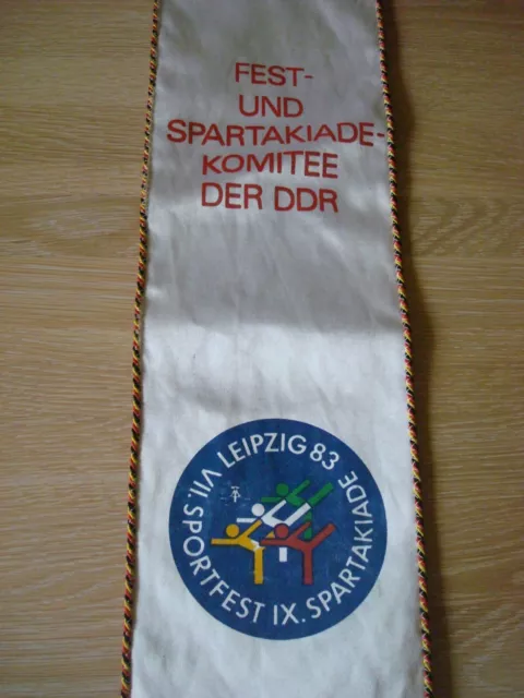 Original Wimpel 1983 IX. Spartakiade Sportfest Leipzig