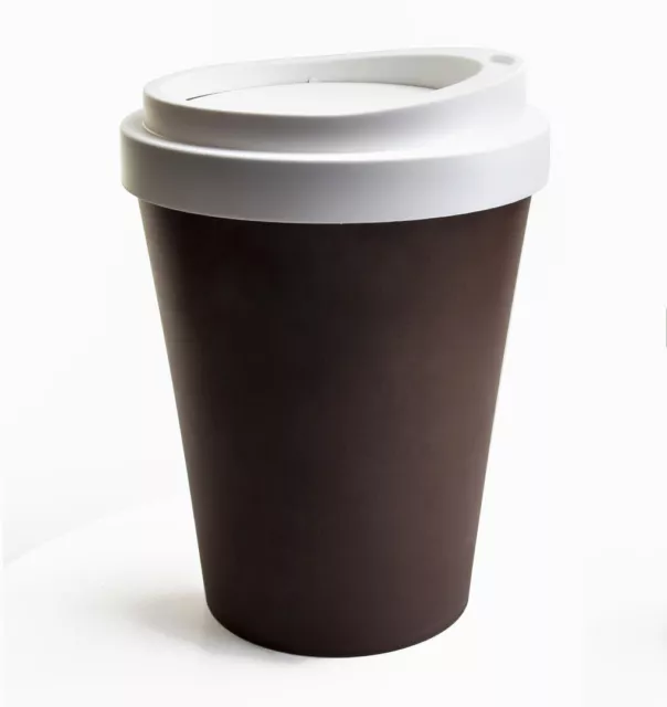 Qualy Diseño Papeleras de Café Bin Nuevo / Caja Orig. To Go Taza Como Cubo