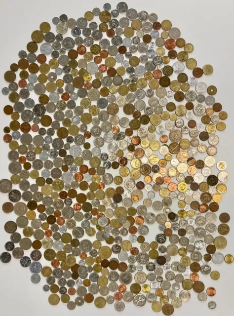 2,5 Kg Münzen Konvolut Kiloware