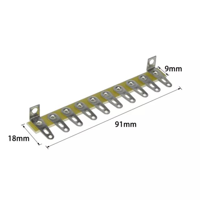 5pcs 10-Post Terminal Strip Turret Tag Board Point to Point Tube Audio Amps DIY 2