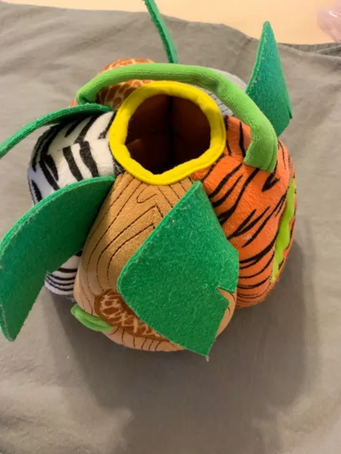 FAO Schwartz Peek A Boo Jungle Safari Animal Play Set Baby Stuffed Plush Low $