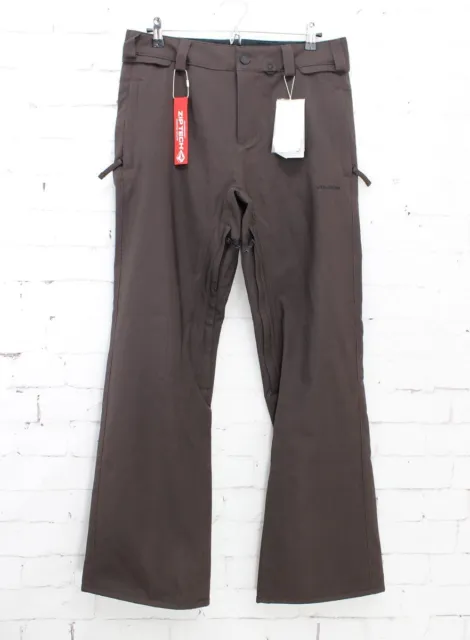Volcom Freakin Snow Chino Shell Snowboard Pants Mens Extra Large XL Brown New