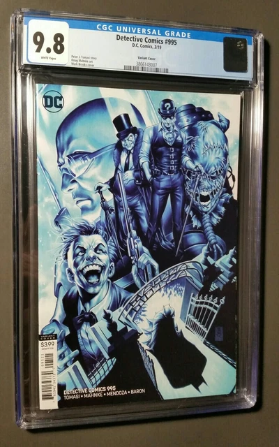 Detective Comics #995 Variant Cover CGC 9.8 NM/M White Batman Joker New Slab